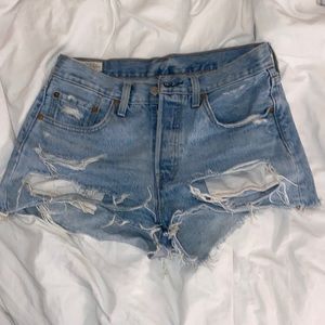 Levis 501 jean shorts